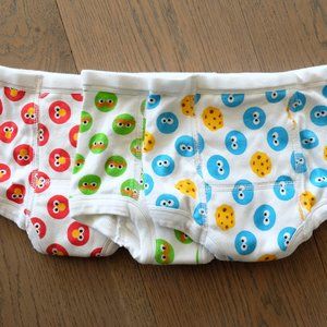 Hanna Andersson Sesame Street Training Underwear In Organic Cotton 3-Pack